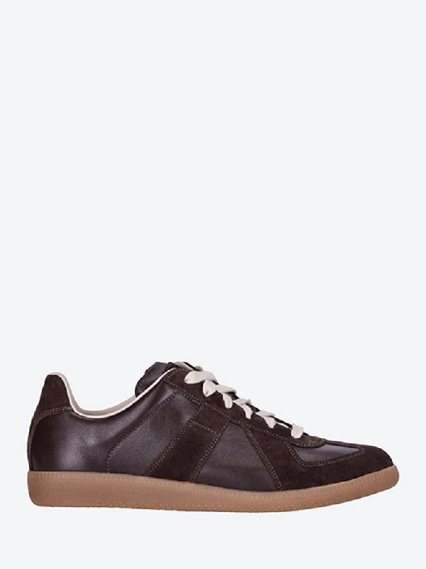 Men's vegan leather sneakers for an eco - friendly optionReplica leather sneakers