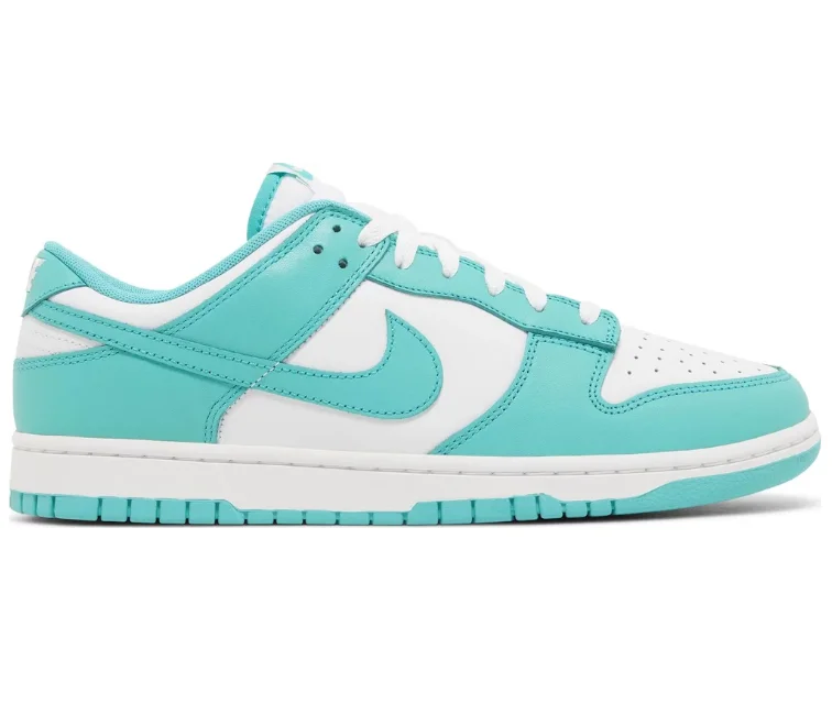 Men's memory - foam insole sneakers for added comfortMen's Nike Dunk Low (Clear Jade)