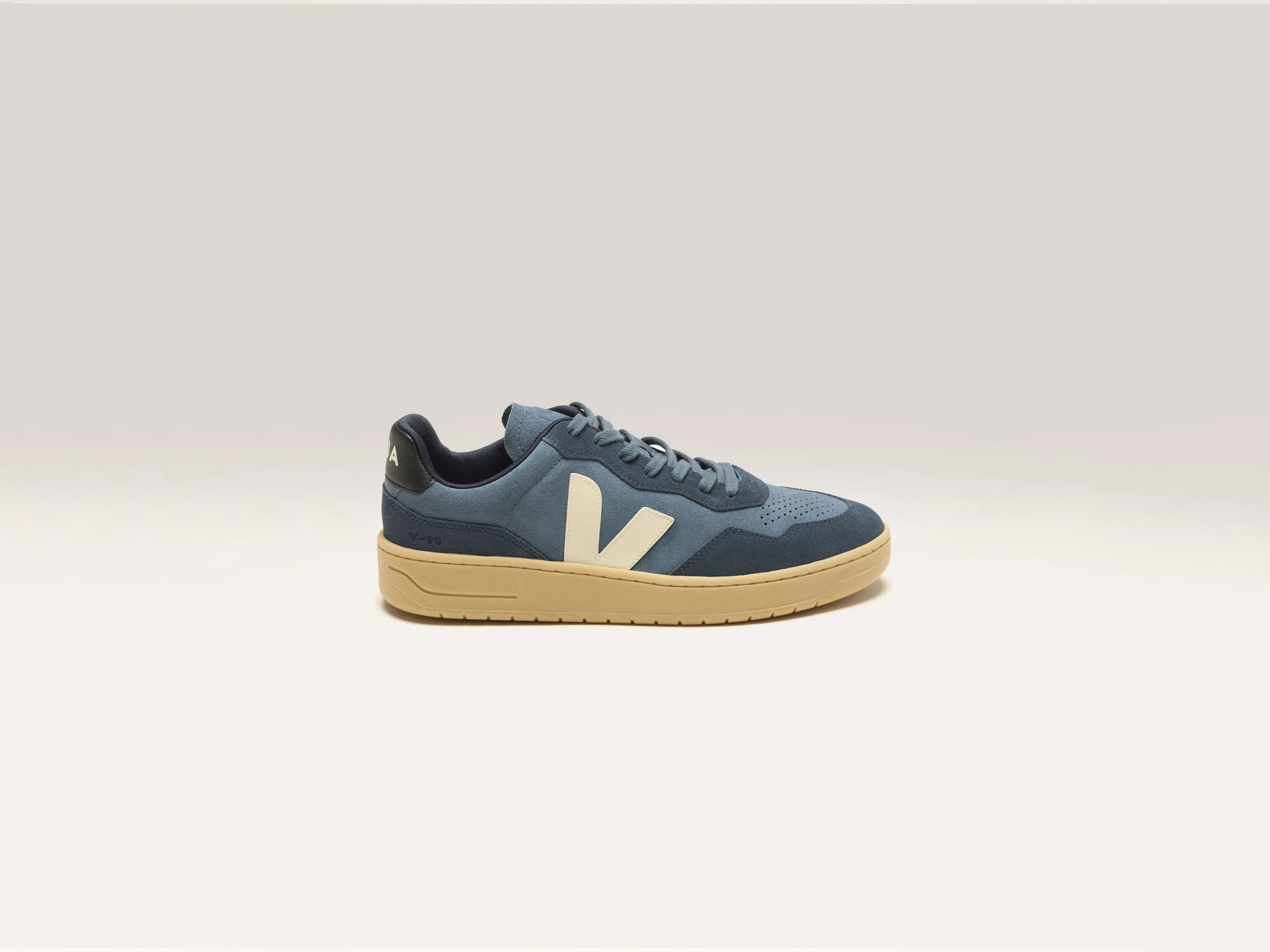 Men's tennis sneakers with a non - slip outsoleV-90 Suede For Men (242 / M / BLUE)