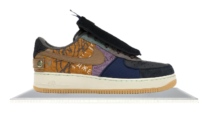 Men's high - top leather sneakers with a zip - up sideAir Force 1 Cactus Jack Travis Scott