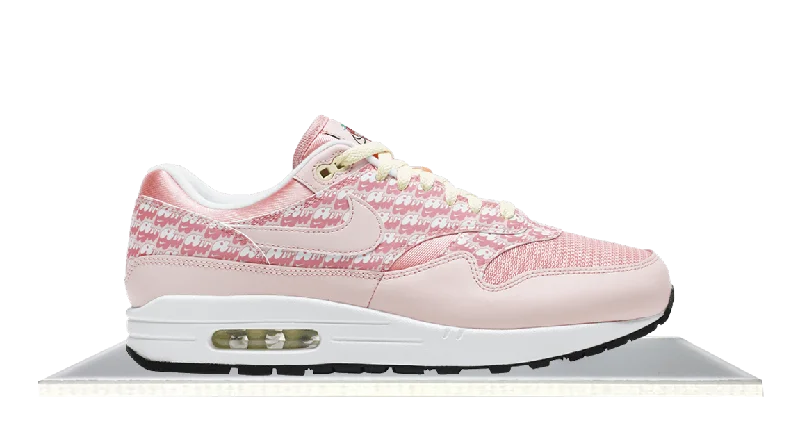 Men's low - top canvas sneakers with a floral printAir Max 1 Strawberry Lemonade (2020)