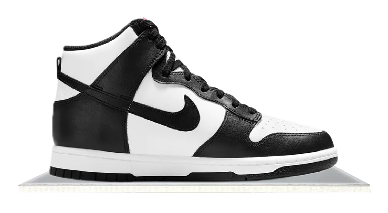 Men's high - top leather sneakers with a zip - up sideDunk High Panda