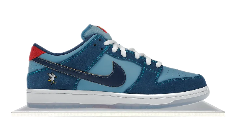 Men's fashion - forward sneakers with a unique tongue designSB Dunk Low Why So Sad?