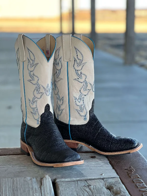 Men's cowboy boots with a distressed leather finishAnderson Bean | Black Elephant Boot