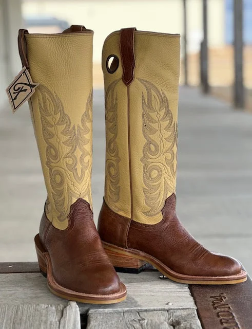 Men's cowboy boots with a leather lining for comfortFenoglio Boot Co. | Camello Pullup Tall Top Boot