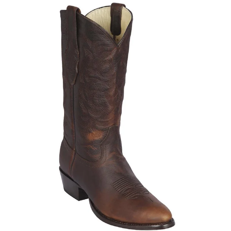 Men's cowboy boots with a spur ledgeClassic Round Toe Cowboy Boots