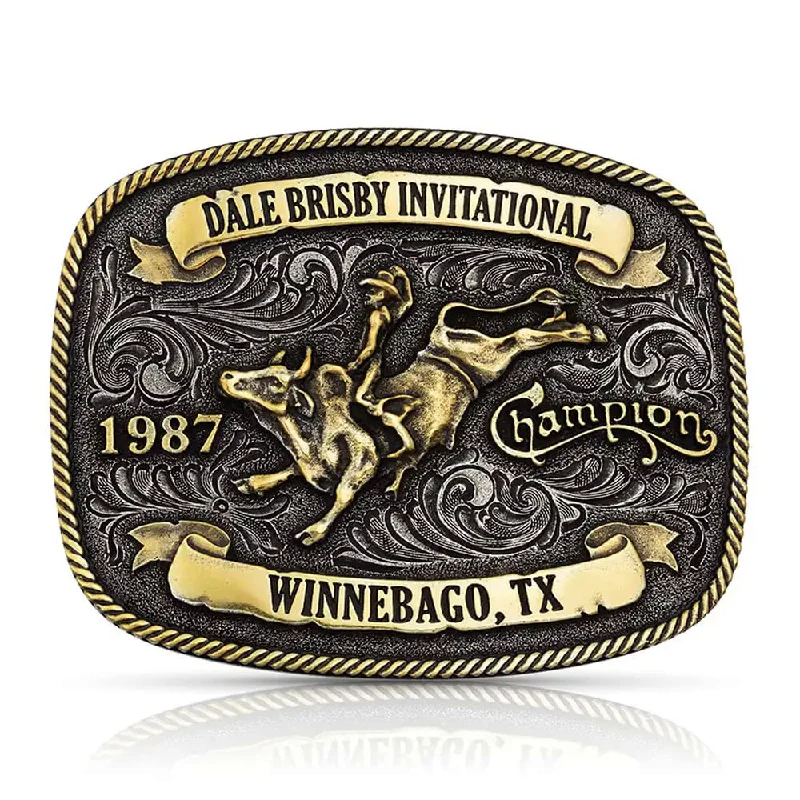 Alligator - embossed men's western boots for a bold statementMontana Silversmiths Dale Brisby Invitational 1987 Trophy Buckle