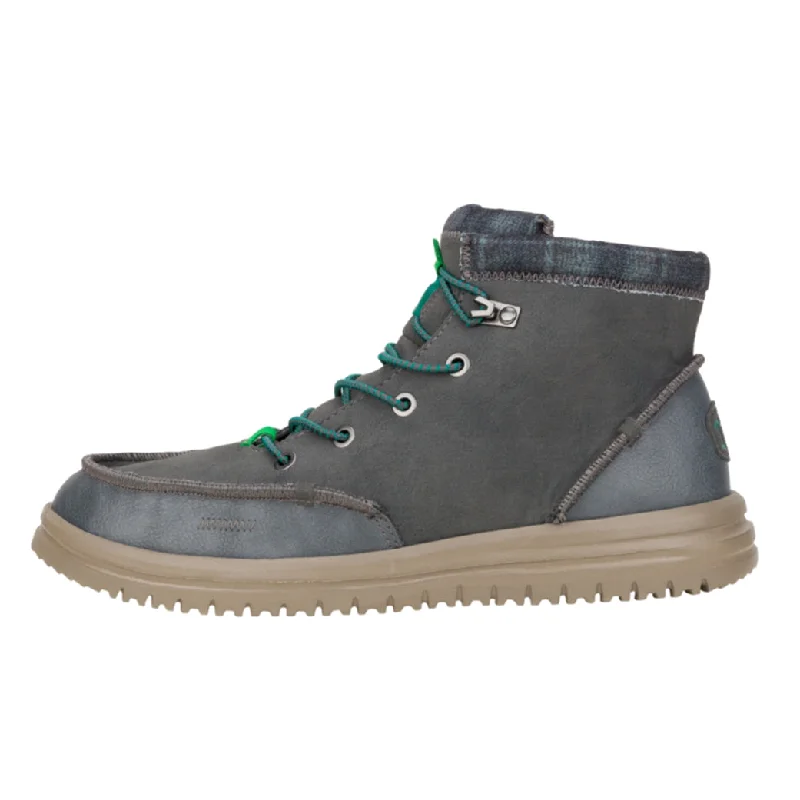 Men's western boots with a rubber sole for traction on various surfacesHey Dude Men's Bradley Classic Shoe