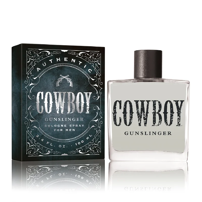 Men's western boots with a suede shaft and a leather soleCowboy Gunslinger Cologne