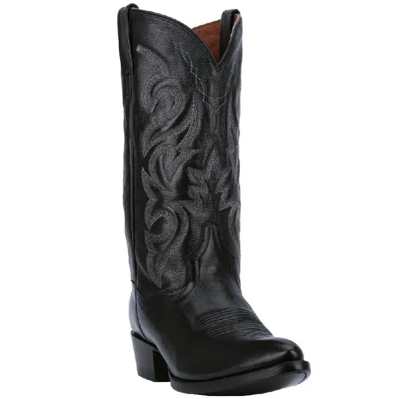 Western - style men's boots with intricate tooling and stitchingDan Post MILWAUKEE LEATHER BOOT DP2110J