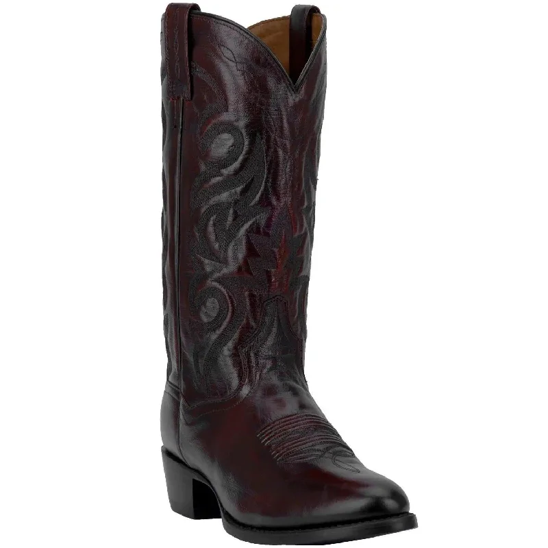 Vintage - style men's western boots with a square toe and spur ledgeDan Post Men’s Milwaukee Leather Boot DP2112R