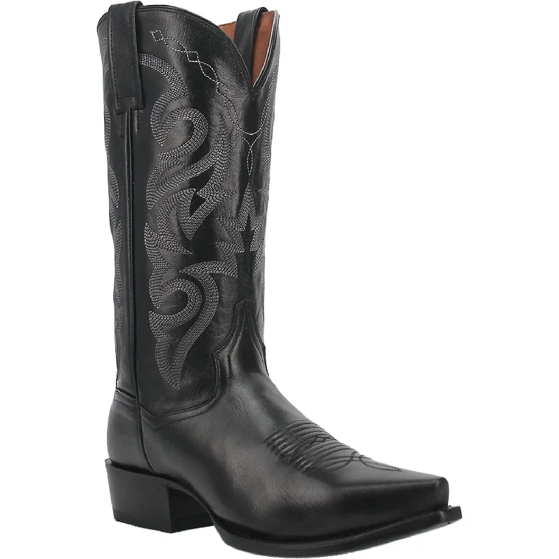 Men's western boots with a leather sole and a heel guardDan Post Men’s Milwaukee Leather Boot DP2140