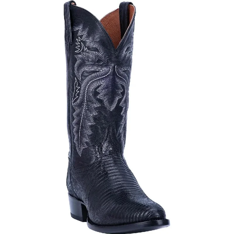 Men's western boots with a decorative inlay on the toe and heelDan Post Men’s Winston Lizard Boot DP3050R