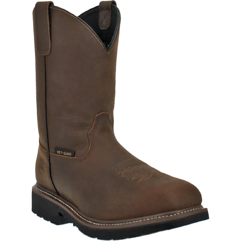 Men's western boots in a rich brown or black leatherDan Post Men’s Joist-Internal Met Guard Composite Toe DP45371