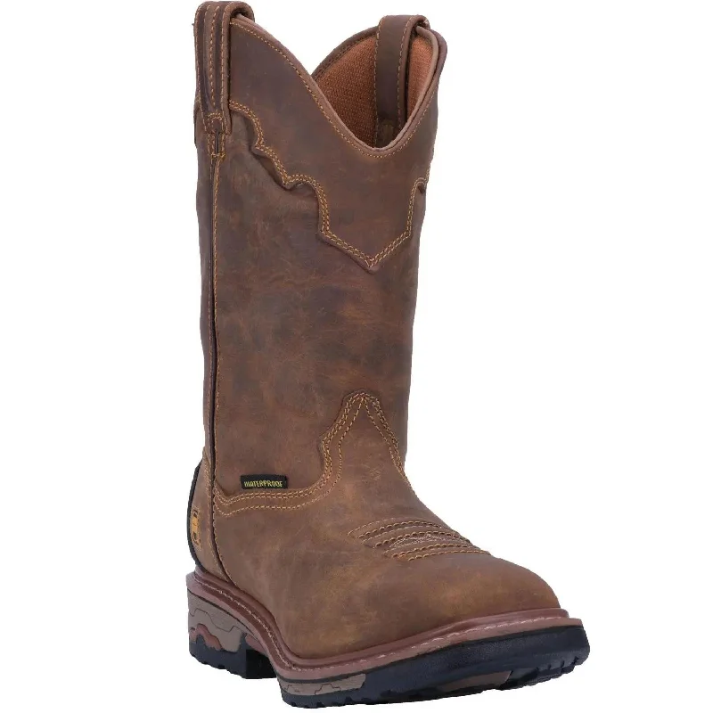 Men's western boots with a concho - studded strap and a pointed toeDan Post Men’s Blayde Waterproof Leather Boot DP69402