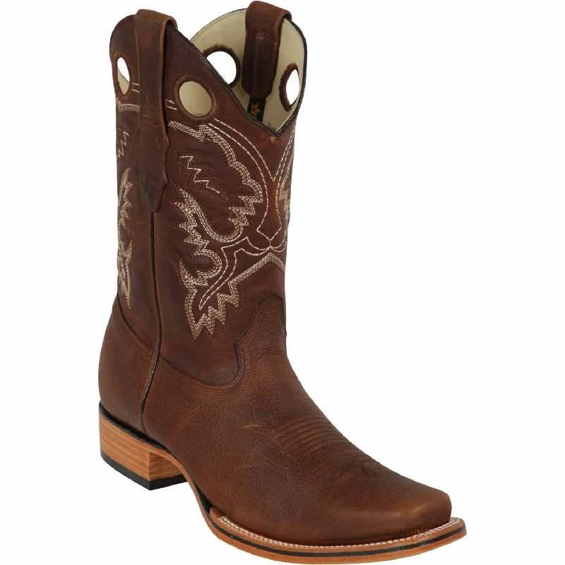 Men's western boots with a leather lining and a padded insoleMen's Los Altos Genuine Leather Rodeo Square Toe Boots 8129940