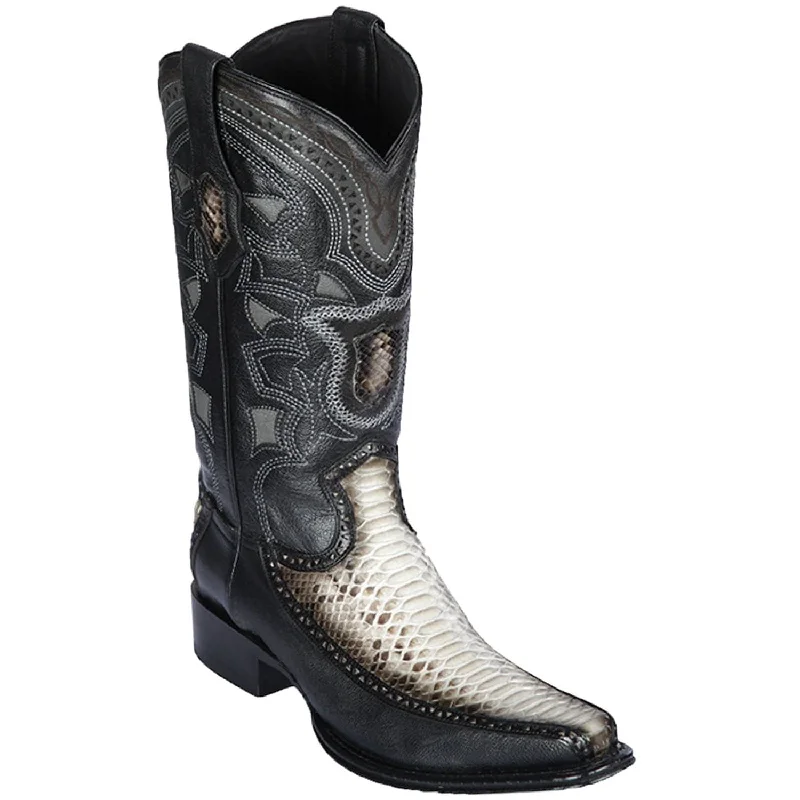 Alligator - embossed men's western boots for a bold statementMen's Los Altos Original Python and Deer European Square Toe Boot 76F5749