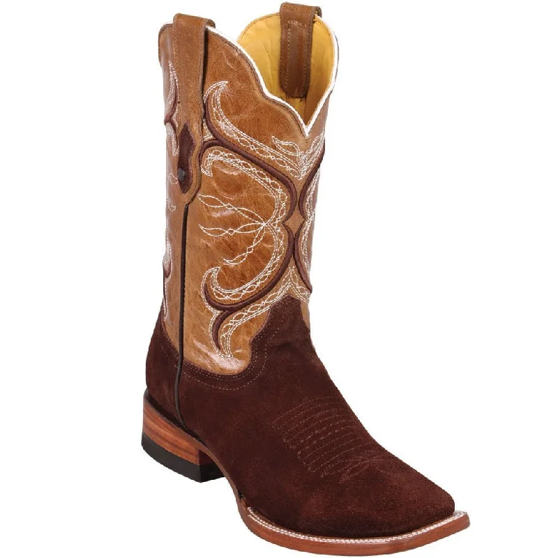 Western - style men's boots with intricate tooling and stitchingMen's Quincy Wide Square Toe Boot Q8226394