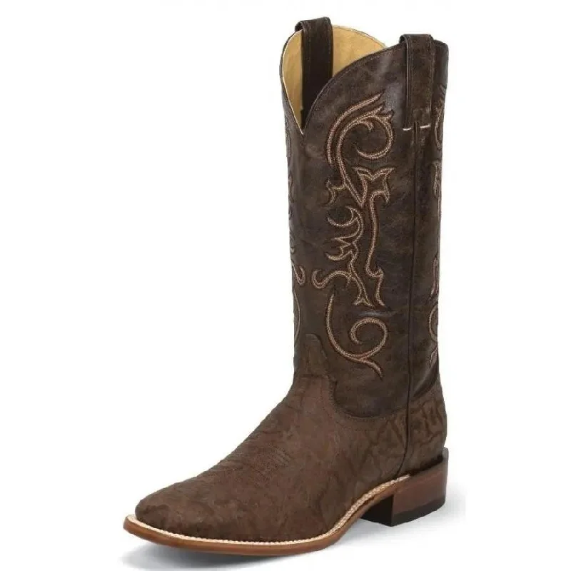 Men's western boots with a distressed leather finish for a rugged lookNocona Men's Classic Cowboy Boot- Square Toe-13 Inch NB4051