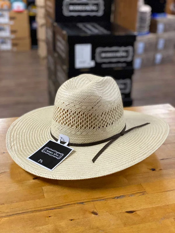 Men's western boots with a concho - studded strap and a pointed toeRodeo King | Ft. Worth Straw Cowboy Hat