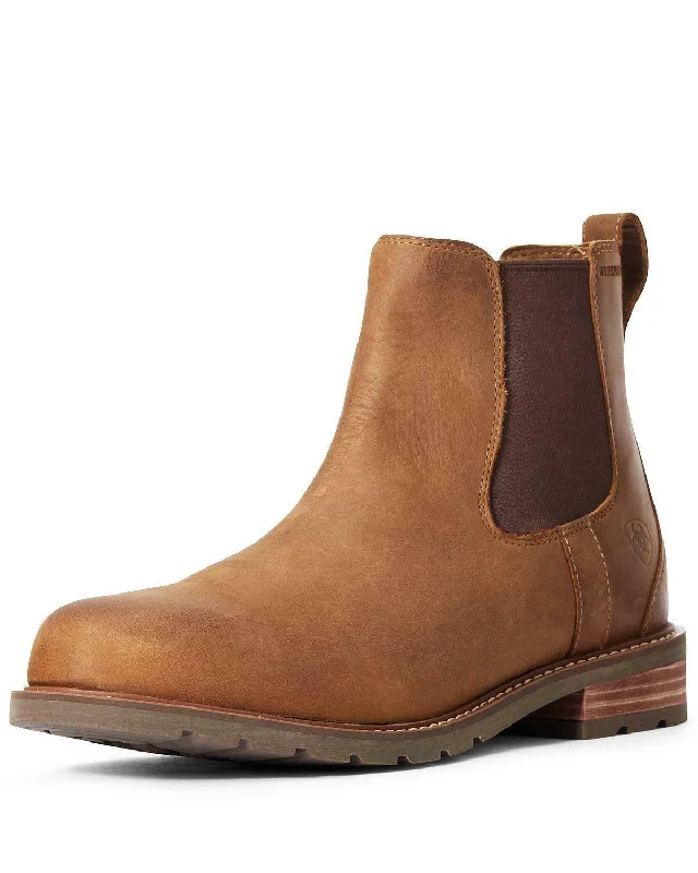 Men's casual shoes with a stretchy side panelAriat Men's Wexford Chukka Boot - Round Toe - 10034032