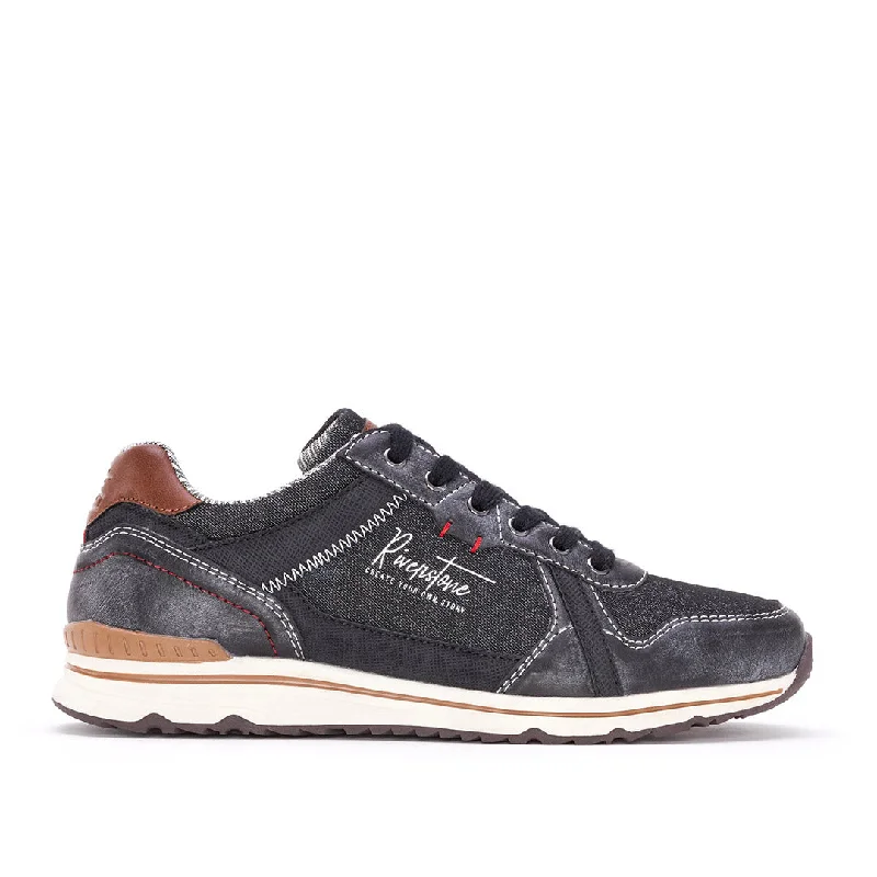 Men's casual shoes with a geometric patternPractically