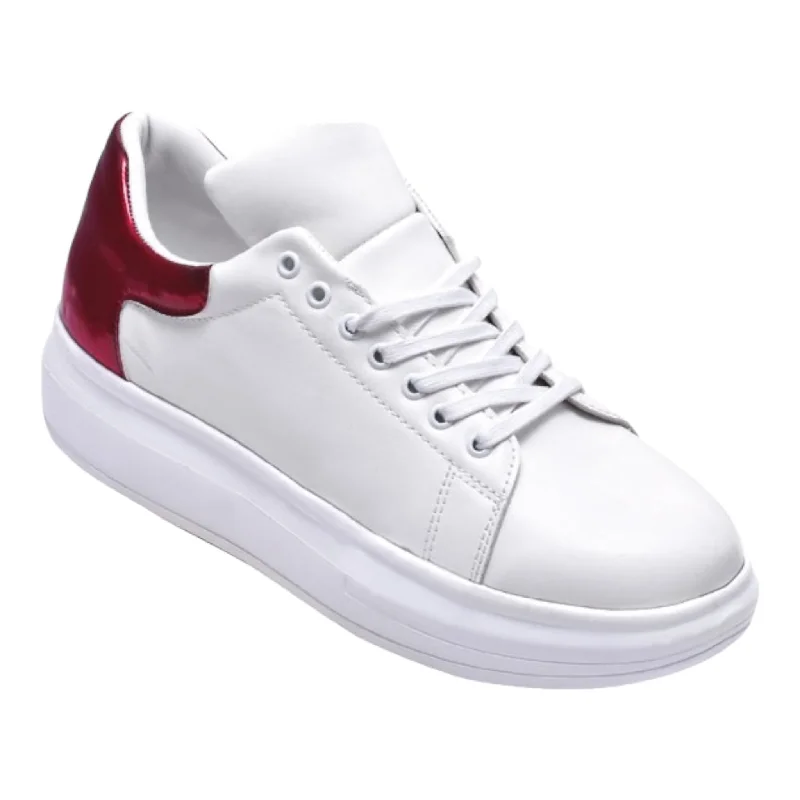 Men's casual shoes with a metallic trimROYAL SHOES: Flat Platform Sneaker CS-804