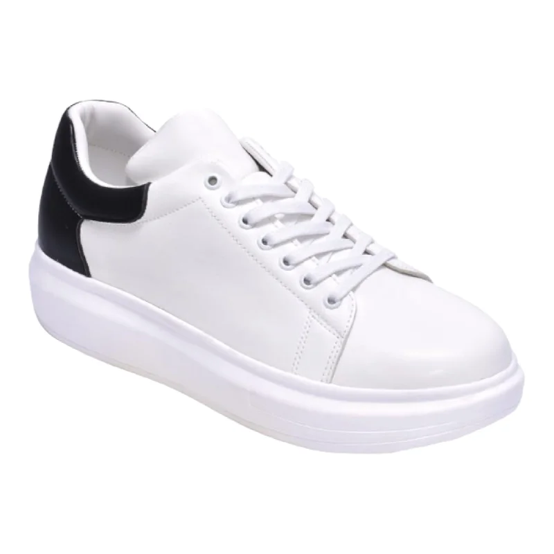 Breathable men's casual shoes for warm weatherROYAL SHOES: Flat Platform Sneaker CS-805